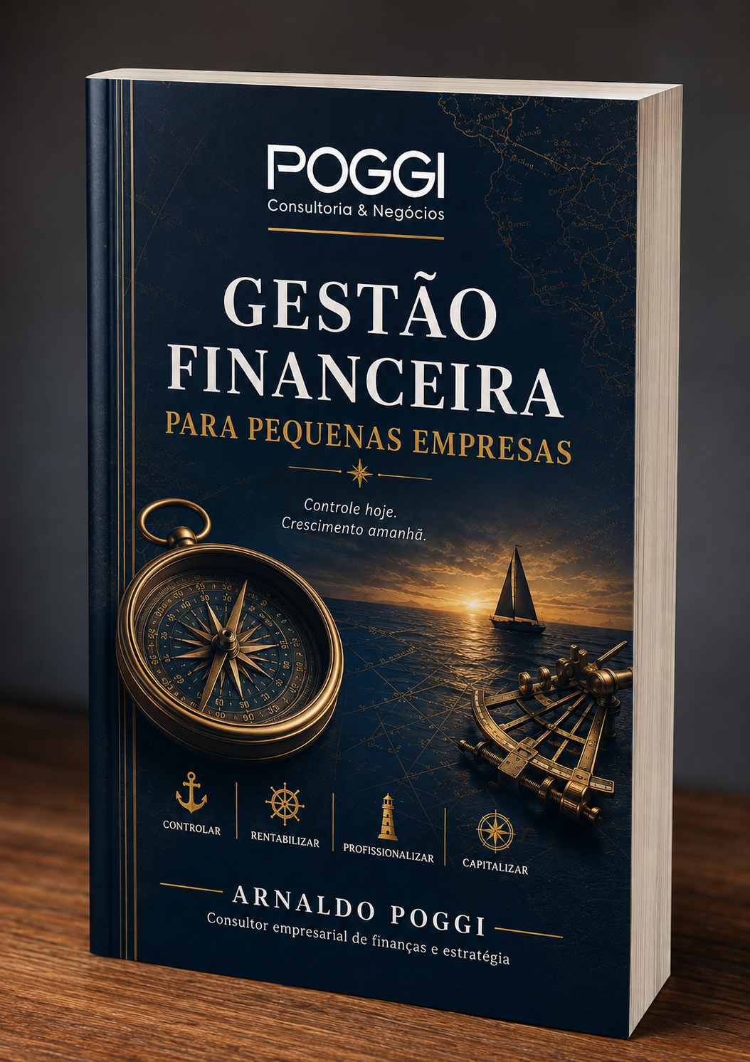 Capa de Gestão Financeira para Pequenas Empresas
